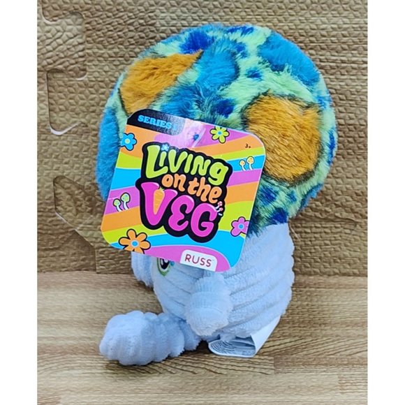 #5 Jeremy Living On The Veg Kellytoy Plush series Fungus Fungi mushroom Shrooms - Picture 2 of 5